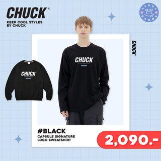 (พร้อมส่ง) CHUCK Capsule Signature Logo Sweatshirt