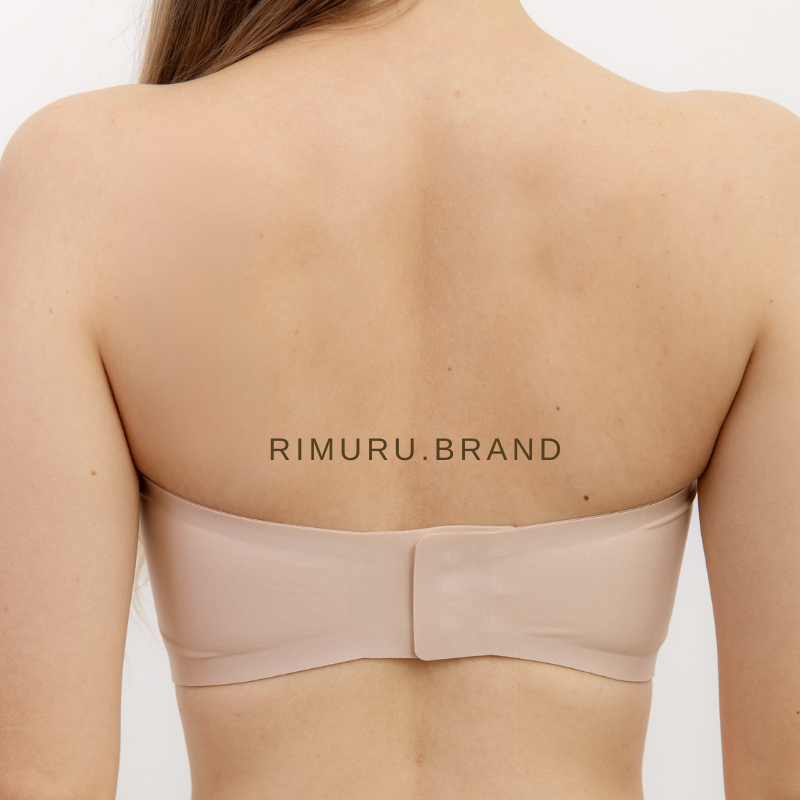 YOSHI BRA บราเกาะอกเจลลี่ เกาะแน่นไม่หลุด ไร้ขอบ ไร้โครง เต็มคัพ Rimuru แบรนด์แท้จากญี่ปุ่น ใส่สบาย รูปที่ 4