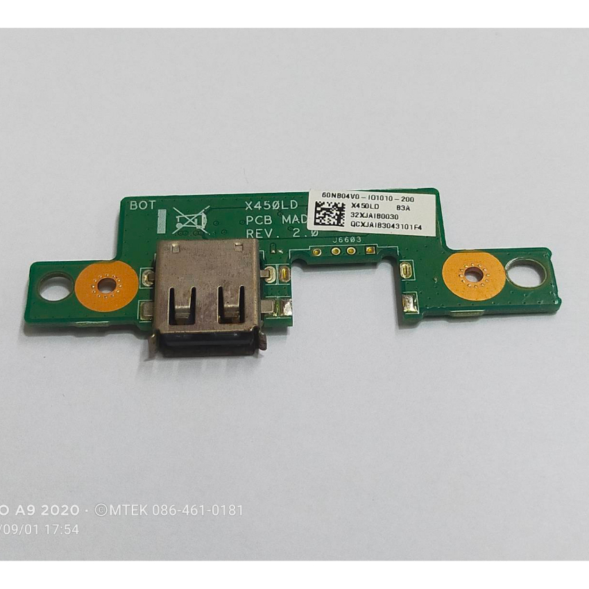 พอร์ต USB Asus K450L - 60NB04V0-IO1010-200 USB Board (สินค้ามือสอง)
