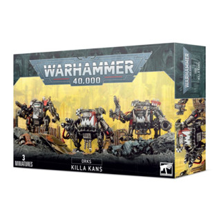 [200Aพร้อมส่ง]WARHAMMER:  WARHAMMER 40K: ORK KILLA KANS โมเดลเกมสนามจำลอง