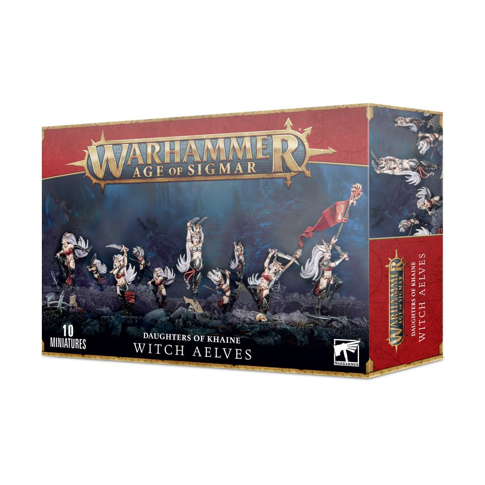 [GWพร้อมส่ง] WARHAMMER AOS: DAUGHTERS OF KHAINE:  WITCH AELVES โมเดลเกมสนามจำลอง