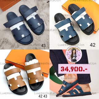 👜: New!! Hermes Chypre Men Sandals‼️ก่อนกดสั่งรบกวนทักมาเช็คสต๊อคก่อนนะคะ‼️