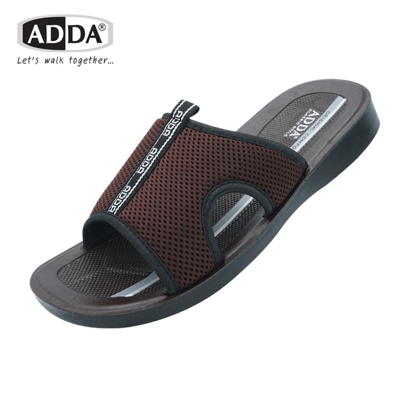 (ลูกค้าใหม่ 1 บาท) 🐝🐝 ADDA รุ่น 7J05M1 (PU) รองเท้าแตะลำลอง พียูแท้  (ไซส์ 35-45) เด็กโตและผู้ใหญ่ สีดำ น้ำตาล
