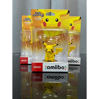 (มือ1 พร้อมส่ง!!)!Nintendo : Amiibo SUPER SMASH BROS : PIKACHU ของแท้ 100%