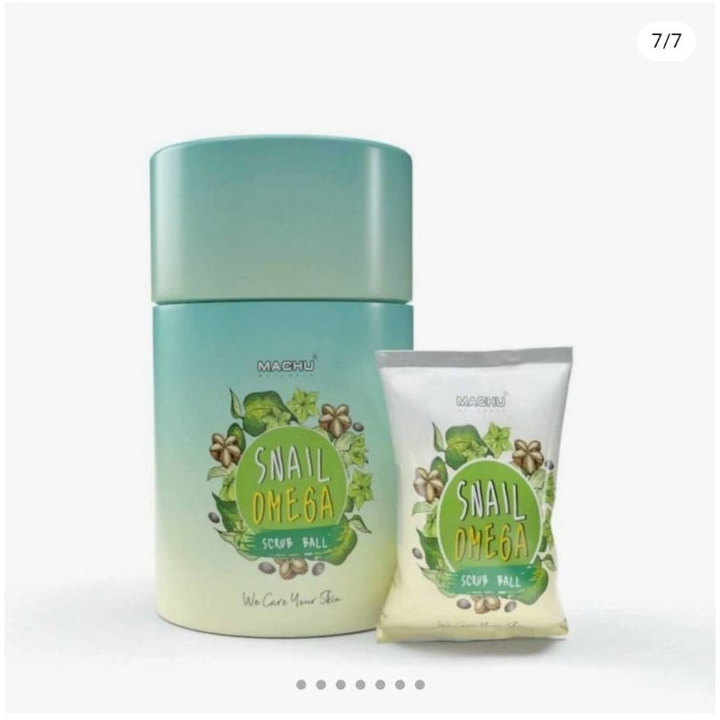 สครับบอล MACHU SNAIL OMEGA SCRUB BALL/CR.RICH HAPPY