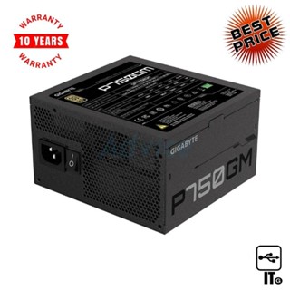 POWER SUPPLY (80+ GOLD) 750W GIGABYTE AP750GM ประกัน 10Y พาวเวอร์ซัพพลาย อุปกรณ์จ่ายไฟ