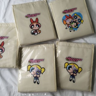 Powerpuff Girls keep cool bag กระเป๋าเก็บอุณหภูมิ สำหรับใส่อาหาร ของเย็น ของแช่แข็ง