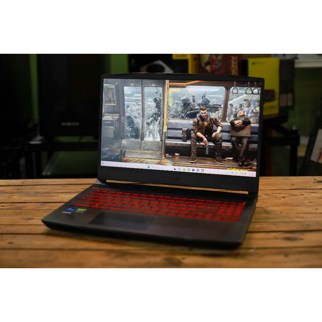 โน๊ตบุ๊คเล่นเกมส์ MSI GF66 ตัวแรง I7-12700H การ์ดจอ RTX3050Ti