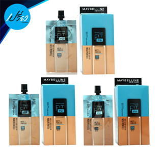 Maybelline Fit Me Matte and Poreless Foundation 5ml./6pcs. เมย์เบลลีน รองพื้น ฟิตมี แมท+พอร์เลส ฟาวเดชั่น ขนาด 1 กล่อง