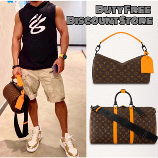 Louis Vuitton /SOFT POLOCHON /เลเวล/ หลุยส์วิตตอง สายสะพายไหล่ถอดและปรับได้/กระเป๋าสะพาย/กระเป๋าเดินทาง/