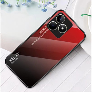 เคสกระจกทูโทน Realme C51 ใช้สำหรับ Oppo Realme C51 C53 C55 เคสกระจกสองสี กันกระแทก เรียลมีC51 C53 55