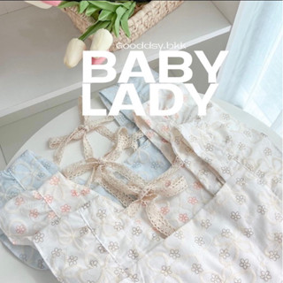 Baby lady เสื้อแขนระบาย คอเหลี่ยม | Gooddsy.bkk