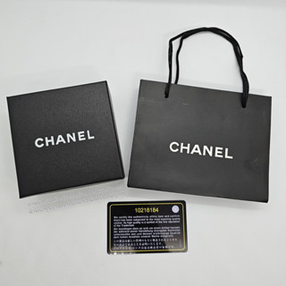 ชุดกล่องกระดาษ ถุงกระดาษ ชาแนล Chanel งานสวย กรีนชัด ประกอบด้วย  กล่อง การ์ด ถุงกระดาษ