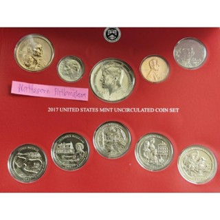 
ชุดเหรียญ USA Mint Set 10  เหรียญ ปี 2017- D