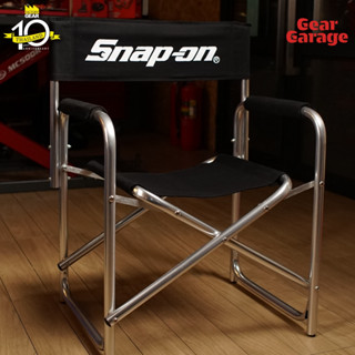 เก้าอี้สนามพับเก็บได้ พกพาสะดวกน้ำหนักเบาพับเก็บง่าย  สีดำ (Snap-On) Factory Gear By Gear Garage