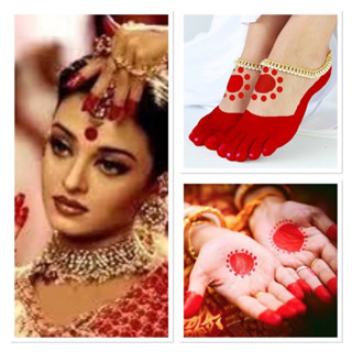 Alta Henna Alta ในมือสีแดงAlta#henna Alta on hand#red color#❤️❤️❤️❤️