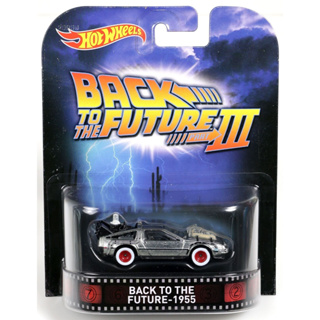 1955 back to the future iii delorean de volta para O futuro  (Hot Wheels)