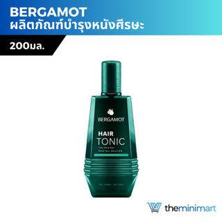 BERGAMOT HAIR TONIC เบอกาม็อท แฮร์โทนิคลดผมร่วง ผมขาดหลุดร่วง บำรุงหนังศีรษะ 200ML