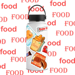 พร้อมส่ง บัซ ไลท์เยียร์ Snack ขนม KFC COKE โคก oreo PEPSI 711 Nutella sticker สติกเกอร์ กันน้ำ50ชิ้น