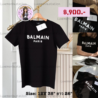 👜: New!! Balmain T-Shirt 3D Logo‼️ก่อนกดสั่งรบกวนทักมาเช็คสต๊อคก่อนนะคะ‼️