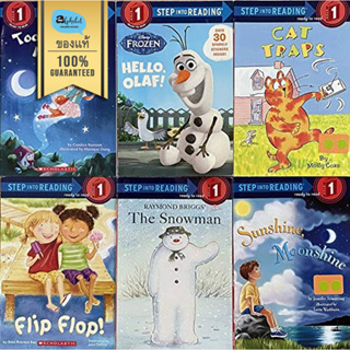 [หนังสือ เด็ก] Step-Into-Reading, Step 1 ปกแ่แน หัดอ่าน Dr.seuss, Bugs, Mama loves, Snowman Richard #หมอประเสริฐ