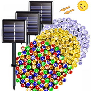 ไฟกระพริบ SOLAR 20/50/100 LED โคมไฟพลังงานแสงอาทิตย์สำหรับตกแต่ง