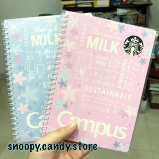 สมุดโน้ต Starbucks Japan x Campus Notebook ver. Sakura 2022