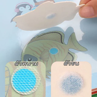 พร้อมส่ง 🔥 ตีนตุ๊กแก วงกลม ทำงานฝีมือ ทำสื่อการสอน งานDIY มีกาวในตัว ขนาด 1 / 1.5 / 2 / 2.5 / 3 ซม.