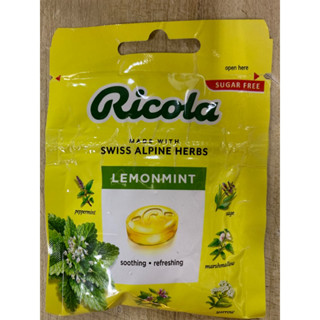 ลูกอมสมุนไพร ตราริโคล่า(swiss herb candy ricola)17.5g