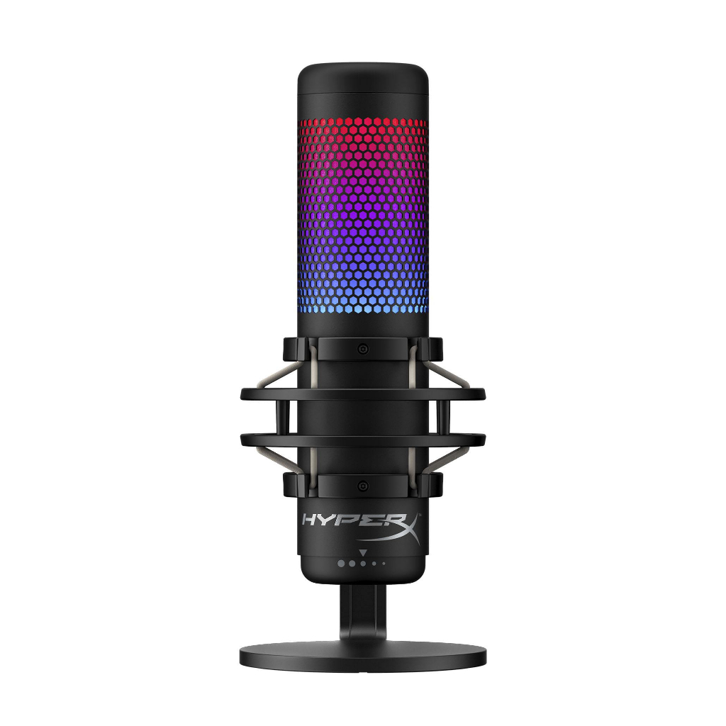 ไมโครโฟน HyperX QuadCast S RGB USB Condenser Microphone รองรับ PC PS4