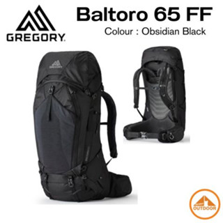 Gregory Baltoro 65 FF new version #Obsidian Black เป้เดินป่า Backpacking Men