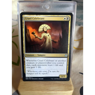 การ์ด MTG Cruel Celebrant Magic the Gathering EDH รุ่น War สภาพ Nm