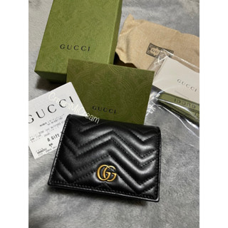 (Used) Y.23 gucci marmont wallet สีดำ