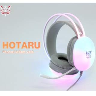 หูฟังเกมมิ่ง Onikuma HOTARU ไฟ RGB สวยๆ แจ็ค 3.5mm ใช้กับมือถือได้