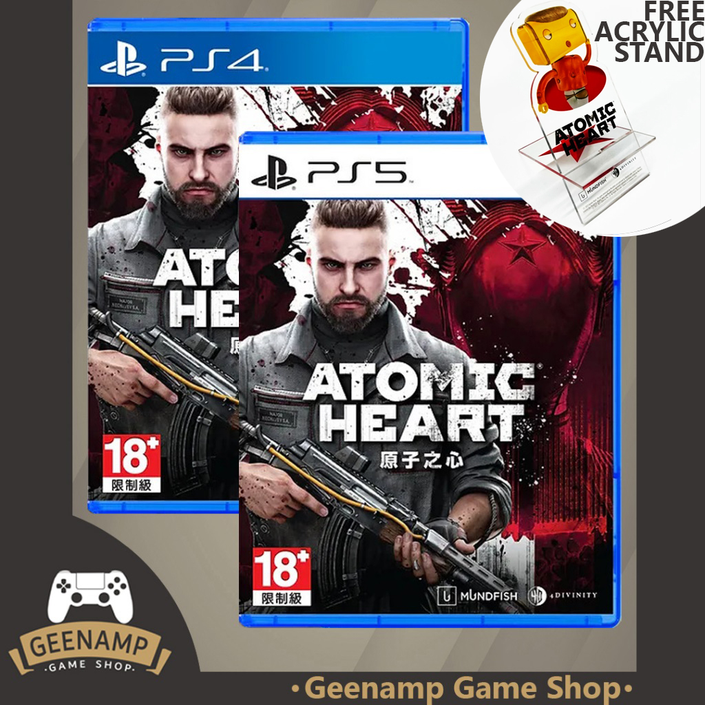 (คูปองShopeeลด15%) PS4 PS5 [มือ1] ATOMIC HEART (R3/ASIA)(EN)*มีของแถม* # ATOMICHEART