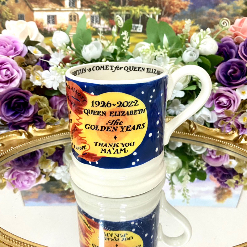 Seconds Emma Bridgewater Queen Elizabeth Mug แก้ว มัก
