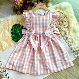 PLIAD BUTTON COTTON DRESS(Janie and Jack) เดรส