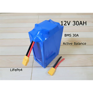 12V 30Ah แบตเตอรี่ลิเธี่ยมฟอสเฟตพร้อมใช้ Lifepo4