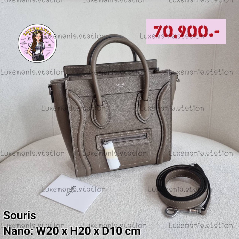 👜: New!! Celine Luggage Nano Bag ‼️ก่อนกดสั่งรบกวนทักมาเช็คสต๊อคก่อนนะคะ‼️