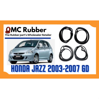 ยางขอบประตู Honda Jazz 2003-2007 GD ตรงรุ่น ฝั่งประตู [Door Weatherstrip]