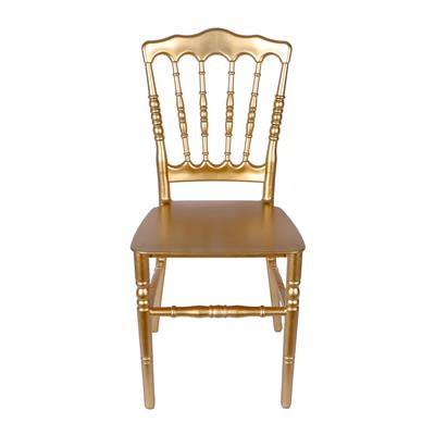 FONTE เก้าอี้จัดเลี้ยงพลาสติก FONTE รุ่น NAPOLEON HB-H002A-G สีทอง