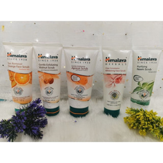 สครับผิวหน้าหิมาลายา สูตร Tan Removal Orange Scrub สูตร Himalaya Apricot Scrub