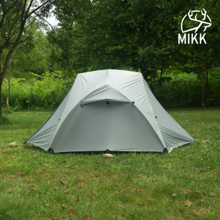 เต็นท์เดินป่า 2 คน กว้าง สูง น้ำหนักเบา Mikk Terra 2 หนัก 1.87Kg ผ้า Silnylon 20D ประกัน 2 ปี