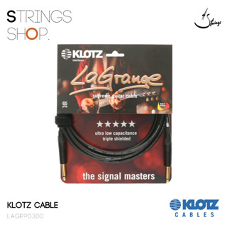 สายเคเบิ้ล KOTZ CABLE LAGRANGE SUPREME GUITAR CABLE GOLD-PLATED - 3M (LAGPP0300,LAGPR0300)