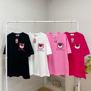 LAYLY เสื้อยืดโอเวอร์ไซส์ลาย Lotso สกรีนหน้าหลัง (ป้าย Newmily)