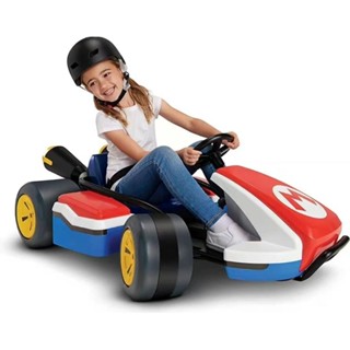 รถแบตเตอรี่เด็ก Super Mario Kart Deluxe Kids Ride On 24V Battery Powered Electric