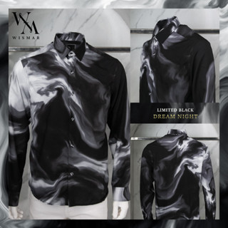 เสื้อเชิ้ตแขนยาวลายหินอ่อน : Dream Night  Marble Shirt (Long-sleeved)