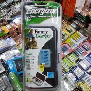 Energizer Family Charger เครื่องชาร์จ ถ่าน AA, AAA, C, D, 9V ของแท้ แพคนำเข้า