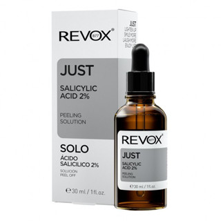 REVOXB77 JUST SALICYLIC ACID 2% PEELING SOLUTION รีโวกซ์บี77 ซาลิไซลิก แอซิด 2% พีลลิ่งโซลูชั่น 30ml.