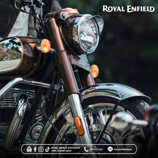 แก็ปไฟหน้า แท้ รุ่น CLASSIC 350 Royal Enfield หมวกไฟหน้า กรอบไฟหน้า